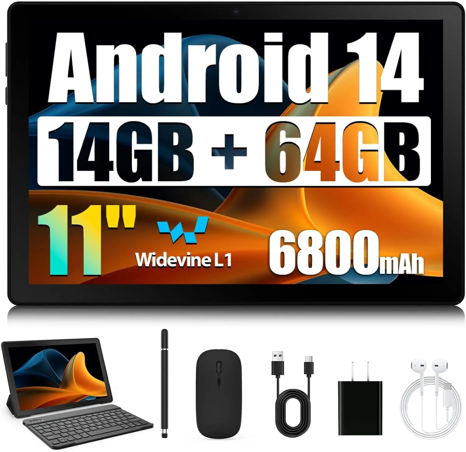Khadas Vim4 8Gb - URAO 11-дюймовый планшет Android 14 ГБ