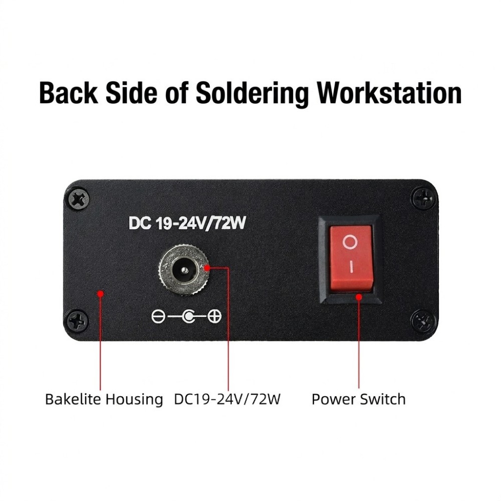 Soldering Station T12 Oled - Паяльная станция T12, питание от сети