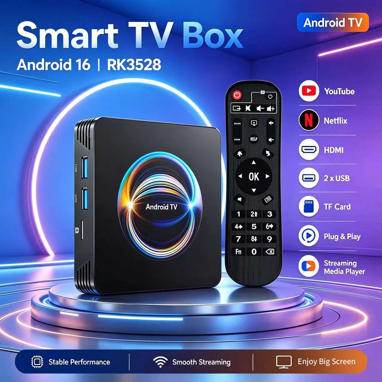 Khadas Vim4 8Gb - Android 16 X66 ТВ-приставка RK3528 Quad