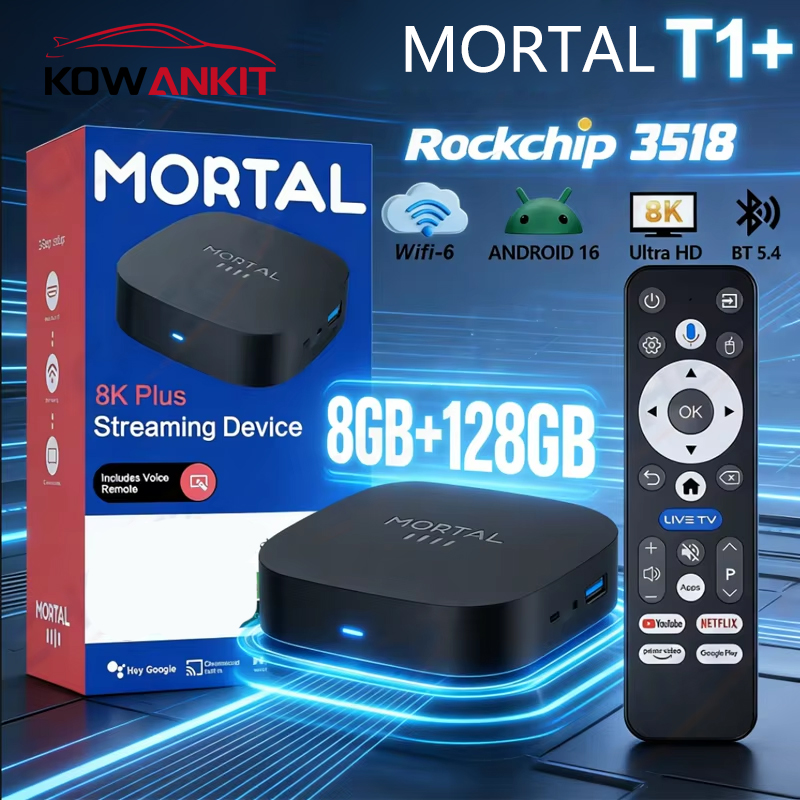 Новая Android TV Box T1+ 2026  – обзор и цена Khadas Vim4 8Gb