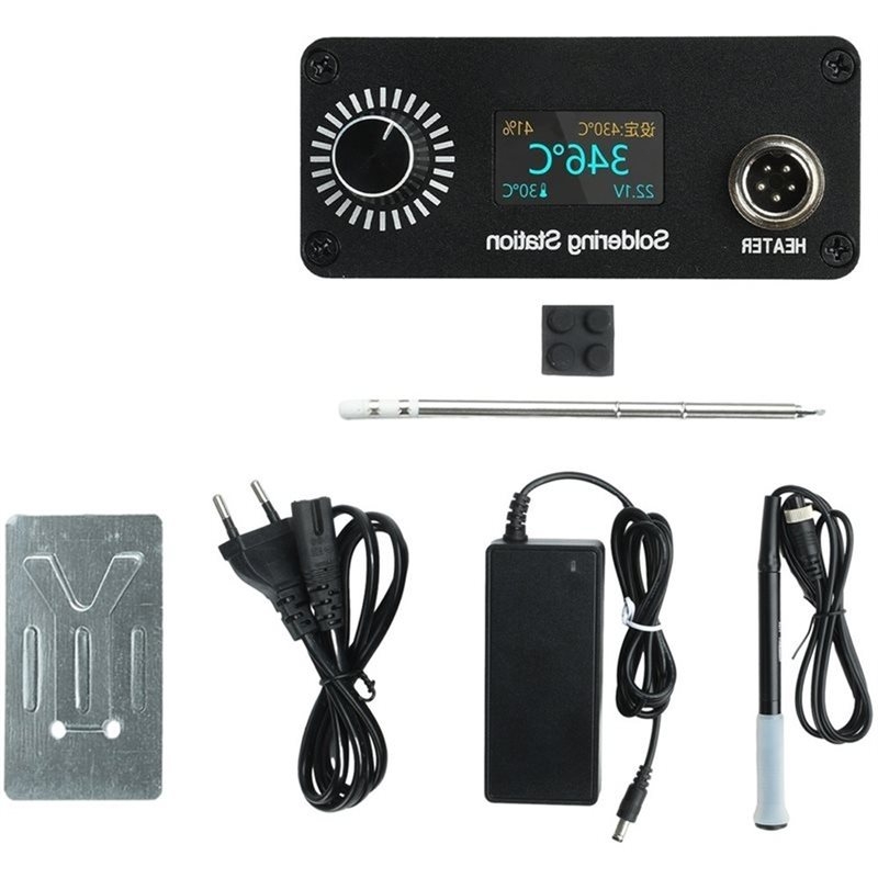 Цифровая паяльная станция B03C – обзор и цена Soldering Station T12 Oled